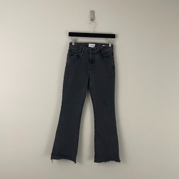 Frame Denim Le Crop Mini Boot Jeans in Kerry Wash Size 27 - Picture 1 of 8